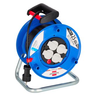 Rola cablu prelungitor Garant Brennenstuhl 1218050, 3 x 1.5 mmp, 25 m, 4 posturi, IP20
