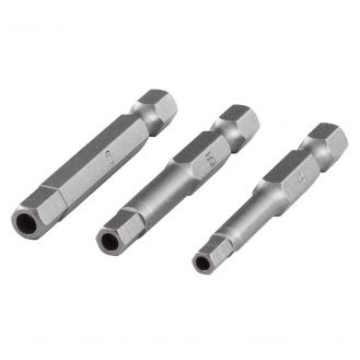 Set 3 biti siguranta hexagonal Wolfcraft 1264000, 4-5-6, 50 mm