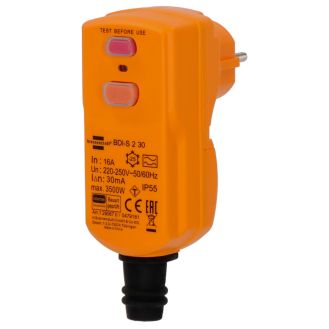 Stecher cu protectie diferentiala Brennenstuhl 1290670, 30 mA, IP55