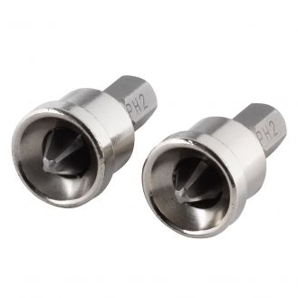 Set 2 biti PH2 de profunzime Wolfcraft 1342000, lungime 25 mm, prindere C63