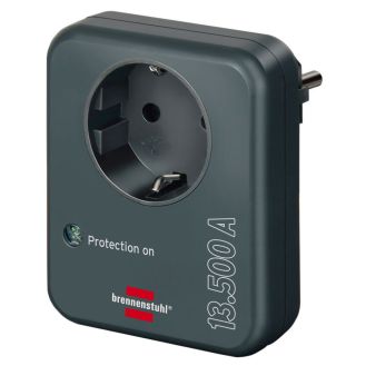 Adaptor cu protectie la supratensiune 13.500 A Brennenstuhl 1506996, 1post, IP20