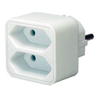 Adaptor priza Brennenstuhl 1508030, 230 V, IP20, 2 posturi tip EURO