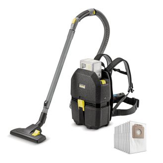 Aspirator profesional tip rucsac Karcher BVL 3/1 Bp Anniversary Edition, compatibil cu acumulator 36 V, 3 l