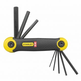 Set 8 chei hex pliabile Stanley 2-69-264, MM 1.5 - 8