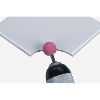 Piatra de slefuit sferica Wolfcraft 2170000, prelucrare mixta, ax prindere 6 mm, diametru 24 mm