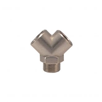 Racord Y filet exterior-2 filete interioare 1/4