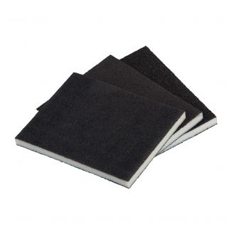 Set 3 bureti de slefuire Wolfcraft 2895000, 125x100x10 mm, granulatie 60, 120, 180