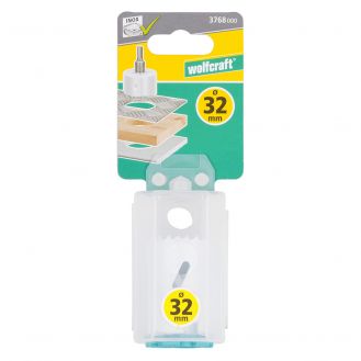 Carota bimetal Wolfcraft 3768000, diametru D 32 mm, adancime de taiere 40 mm, filet 5/8