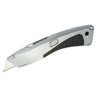 Cutter cu lame trapezoidale Wolfcraft 4132000, carcasa aluminiu, maner ergonomic, lama retractabila