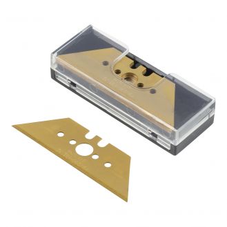 Set 5 lame trapezoidale Wolfcraft 4173000, profesionale, 61 x 18.7 x 0.65 mm, TiN