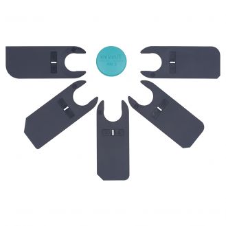 Set reparatii Wolfcraft 4332000, cu 5 piese in evantai pentru imbinari