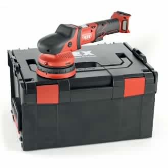 Masina de polisat orbitala Flex XCE 8 125 18.0-EC, compatibila cu acumulatori Li-Ion 18.0V/5.0 Ah, 125 mm, positive drive, cutie  transport L-BOXX