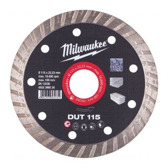 Disc diamantat Milwaukee DUT 115, 115 mm