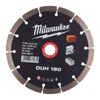 Disc diamantat Milwaukee DUH 180, 180 mm