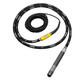 Vibrator de beton compatibil cu convertizor Wacker Neuson IREN 38/042/10, cap vibrant 38 mm, lungime furtun 10 m