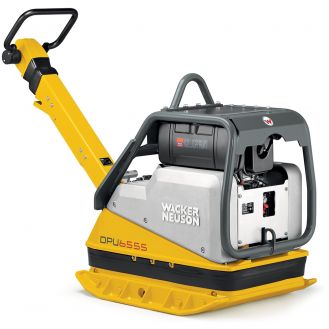 Placa compactoare reversibila Wacker Neuson DPU6555He, 710 mm, 65 kN, diesel, pornire electrica