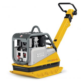 Placa compactoare reversibila Wacker Neuson DPU5545He, diesel, pornire electrica, greutate 424 kg, forta de impact 55 kN