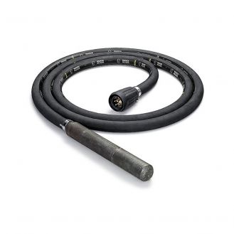 Arbore flexibil cu cap vibrant Wacker Neuson IRflex 45/230/10, lungime 10 m, cap vibrant 45 mm, compatibil cu convertizor din gama Fuflex