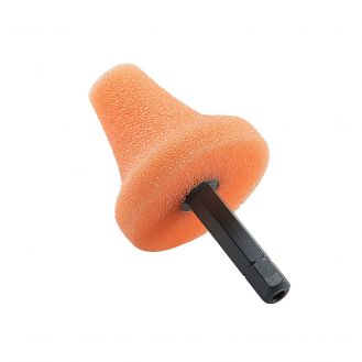 Burete conic de lustruit Flex PK-O 35 HEX VE5, 517828, 35 mm, portocaliu, set 5 bucati