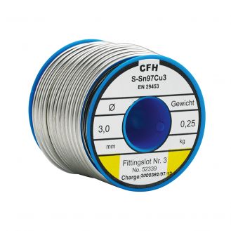 Cositor pentru fitinguri de cupru CFH 52339, WL 339, 250 g