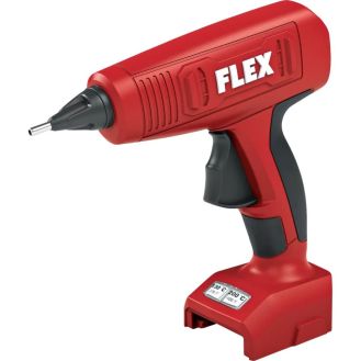 Pistol de lipit cu baton silicon Flex GG 200 18, compatibil cu acumulatori Li-Ion 18 V, 130 / 200 °C