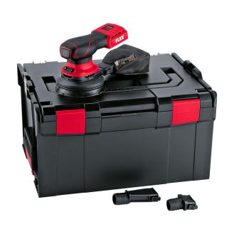 Masina de slefuit orbitala Flex ORE 2-125 18-EC, compatibila cu acumulatori Li-Ion 18 V, 125 mm, cutie L-BOXX