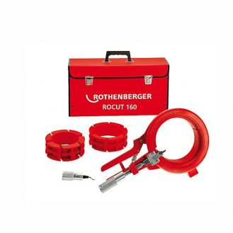 Set debitare tevi plastic Rothenberger 55063, ROCUT 160 Set, 110 - 125 - 160 mm