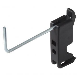 Set 10 carlige simple pentru peretele cu orificii Wolfcraft 6099000, lungime 60 mm