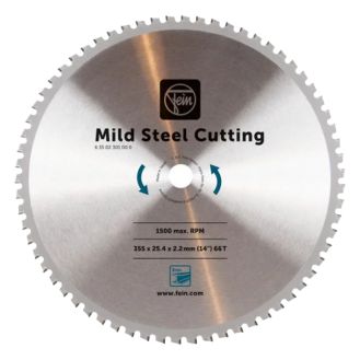 Disc debitare profile de otel pentru constructii Fein 63502301000, 355 x 25.4 x 2.2 mm, 66 dinti