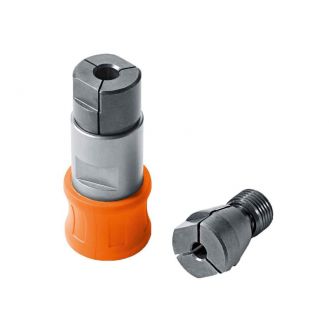 Adaptor tarod Fein 64203003010, interfata QuickIN / QuickIN MAX, 2 bucse