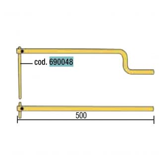 Electrod drept pentru sudura in puncte Telwin 690048, lungime 195 mm, diametru 12 mm