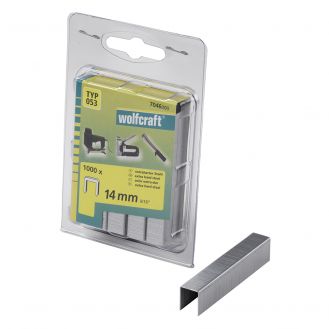 Set 1000 capse plate Wolfcraft 7046000, tip 053, 14 mm, blister dublu