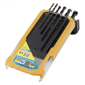 Set 6 burghie multifunctionale, Wolfcraft 7114000, 3-10 mm