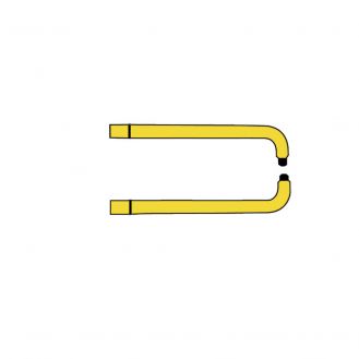 Set brate racite cu apa XB4 pentru sudura in puncte Telwin 803167, 400 mm, pentru Inverspotter 12000, cu electrozi 32 mm