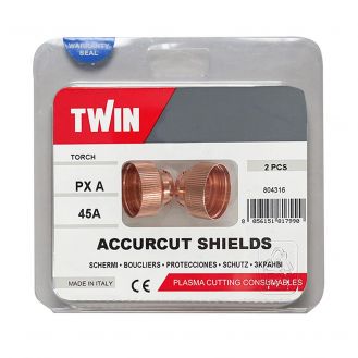 Protectie cap torta taiere plasma Telwin 804316, 2 buc., 45 A, PX-A