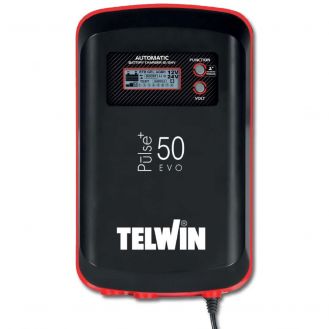 Redresor baterii Telwin PULSE 50 EVO, 230 V, tensiune incarcare 12 / 24 V, 10-600 Ah
