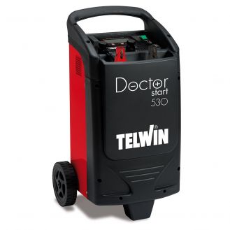 Redresor baterii/robot de pornire/tester Telwin DOCTORSTART530, tensiune incarcare 12/24 V, capacitate baterii Pb/GEL/AGM/Pb Ca/Li 10-1000 Ah
