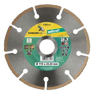 Disc diamantat de taiere Wolfcraft Standard 8369000, D 15x22.2x1.2 mm