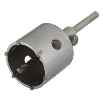 Carota cu burghiu centrare SDS Plus Wolfcraft 8914000, D 68 mm, lungime activa 46 mm