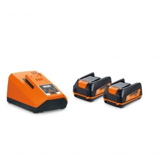 Set 2 acumulatori si incarcator rapid Fein 92604326010, 2 x 12 V / 3.0 Ah, USB