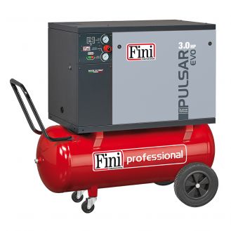 Compresor de aer silentios Fini Pulsar Evo MK103-100-3M, 100 l, 2.2 kW, 10 bar, 365 l/min