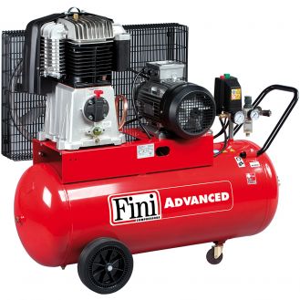 Compresor de aer Fini BK119-90L-5.5T NEW, 90 l, 4 kW, 10 bar, 620 l/min 