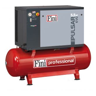 Compresor de aer silentios Fini Pulsar Evo BK119-270-5.5, 270 l, 4 kW, 10 bar, 674 l/min