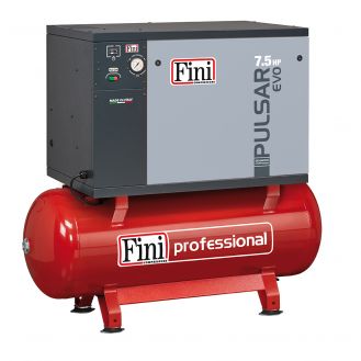 Compresor de aer silentios Fini Pulsar Evo BK119-270-7,5, 270 l, 5.5 kW, 10 bar, 840 l/min