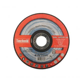 Disc abraziv pentru taiere inox Technik DAI_125X1.6
