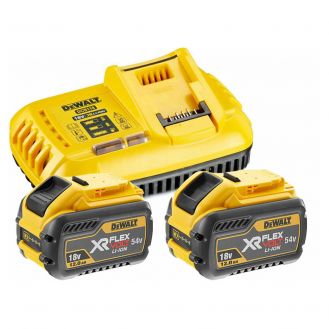Set incarcator Dewalt DCB118Y2, cu 2 acumulatori XR FLEXVOLT de 12.0 Ah