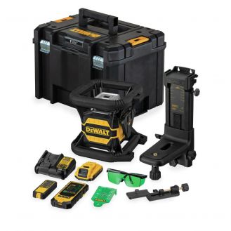 Nivela laser rotativa DeWalt DCE080D1GS, laser verde, EU