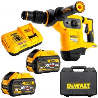 Ciocan rotopercutor SDS-Max Dewalt DCH481X2, cu 2 acumulatori XR FLEXVOLT 54 V / 9.0 Ah, 6.1 J, 40 mm