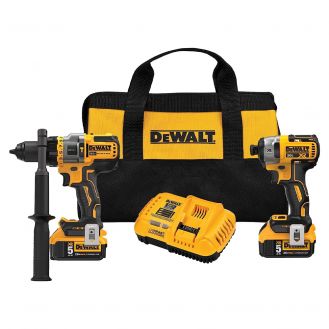 Set 2 masini DeWalt DCK2050H2T, cu 2 acumulatori Powerstack 18V / 5.0Ah si incarcator in valiza TSTAK