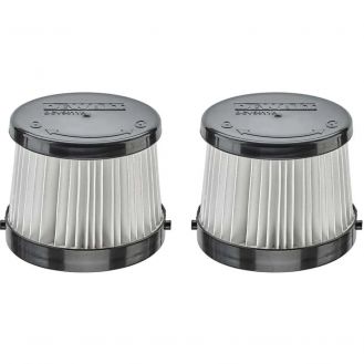 Set 2 filtre HEPA Dewalt DCV5011H, pentru aspiratorul cu acumulatori DCV501LN